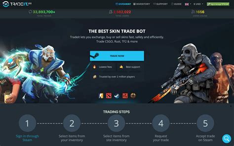 Questions about Tradeit.gg and it being legit/safe : r/DotA2 .